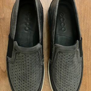 Ecco Men's Collin Slip On Shoes in Moonless Grey SIze US 7 EU 39